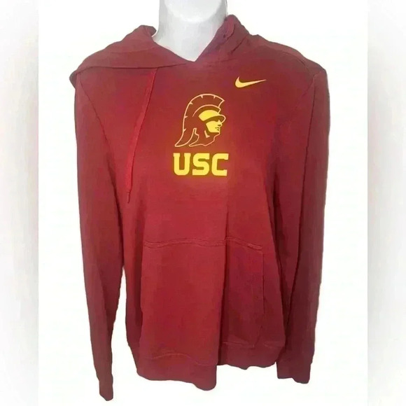 USC Southern California Trojans Nike NCAA Hooded Pullover Hoodie Jacket - Picture 1 of 4